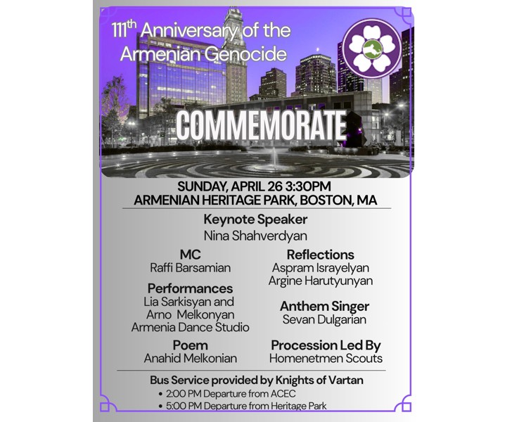 111th Anniversary of the Armenian Genocide