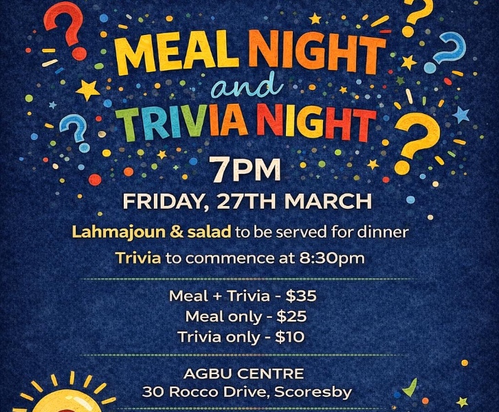Meal Night & Trivia Night 