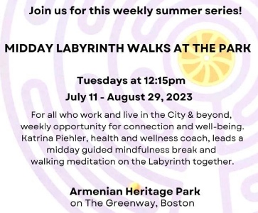 Midday labyrinth walk