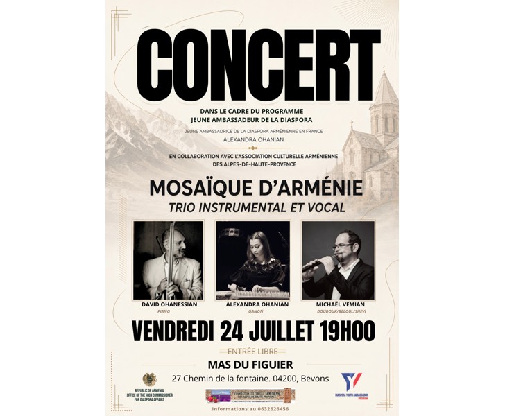 Mosaïque d'Arménie - Trio Instrumental et Vocal