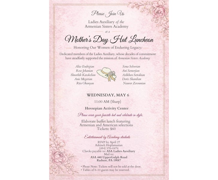 Mother's Day Hat Luncheon