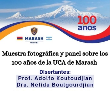 Muestra fotográfica y panel sobre los 100 años de la UCA de Marash