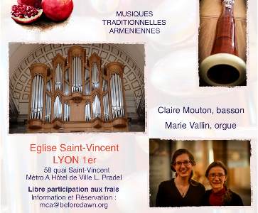 Concert orgue & basson - arménien & classique