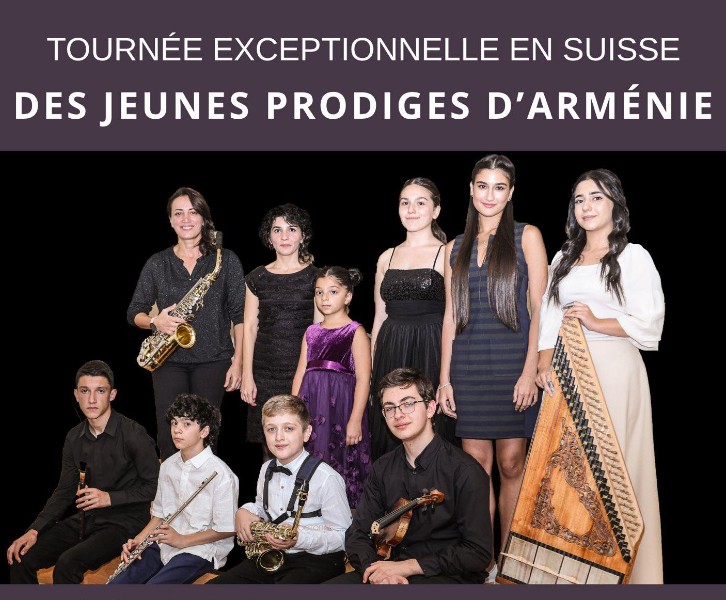 Jeunes prodiges d’Arménie – Tournée en Suisse