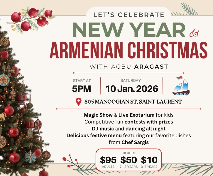 New Year & Armenian Christmas with AGBU ARAGAST!
