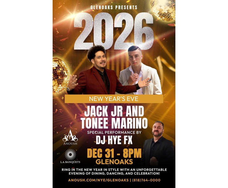 New Year's Eve 2026 with Jack Jr and Tonee Marino