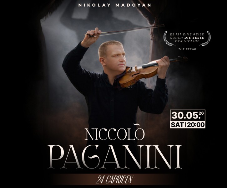 Niccolò Paganini “24 Capricen” in Stuttgart - mit Nikolay Madoyan