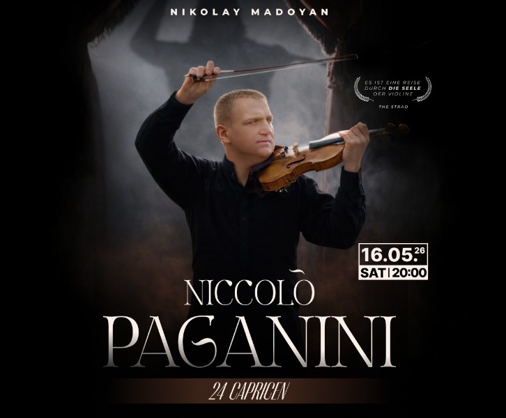 Niccolò Paganini “24 Capricen” in Berlin - mit Nikolay Madoyan
