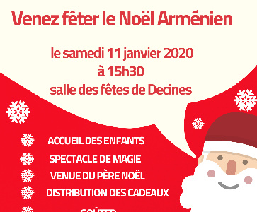 Noël arménien des enfants organisé par la MCA