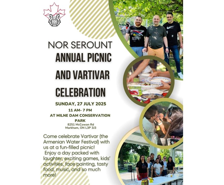 Nor Serount Annual Picnic and Vartivar Celebration