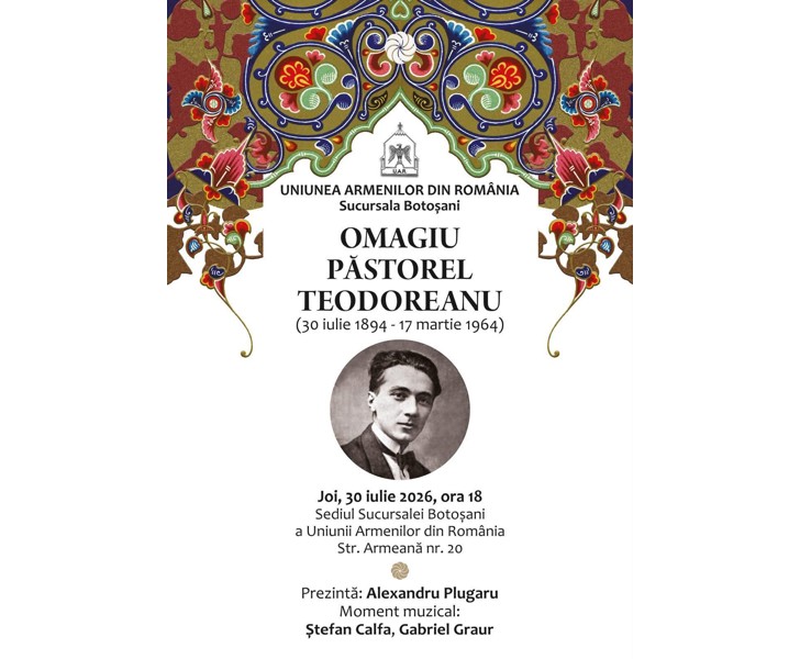 Omagiu Păstorel Teodoreanu