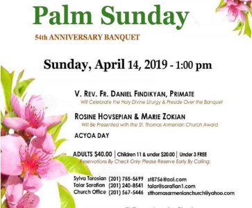 Palm Sunday 54th Anniversary Banquet & ACYOA DAY