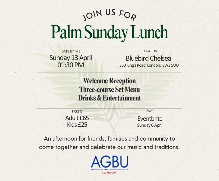 Palm Sunday Lunch