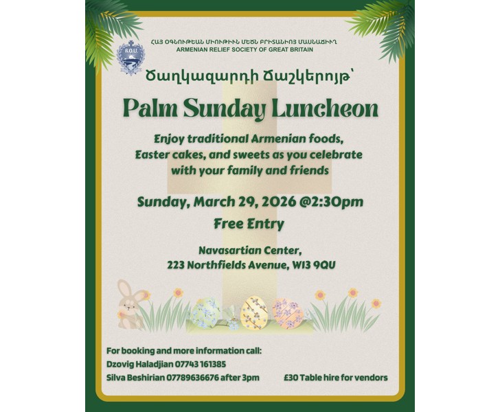 Palm Sunday Luncheon