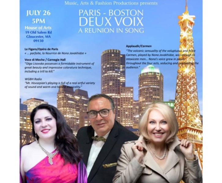 Paris - Boston Deux Voix: A Reunion in Song