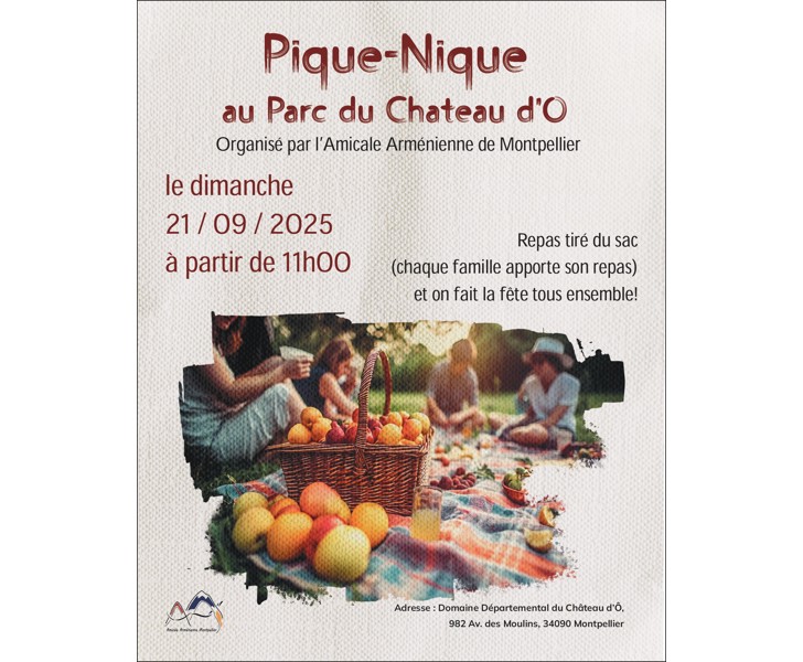 Pique-Nique au Parc du Chateau d'O