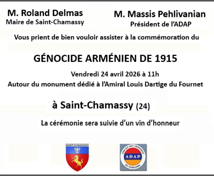 Commémoration du Génocide Arménien