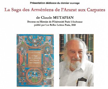 Présentation-Dédicace du dernier livre de Claude Mutafian