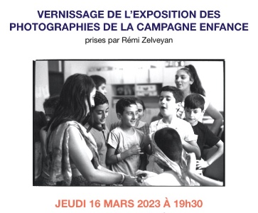 Présentation des campagnes 2022 de l’organisation Terre et Culture en Arménie & vernissage de l’exposition des photos de la campagne enfance à Stepanavan