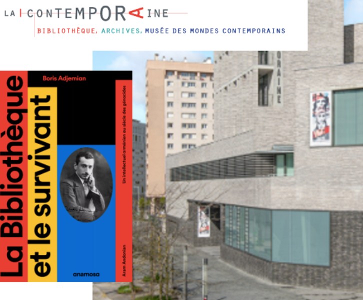Présentation du livre La Bibliothèque et le survivant de Boris Adjemian