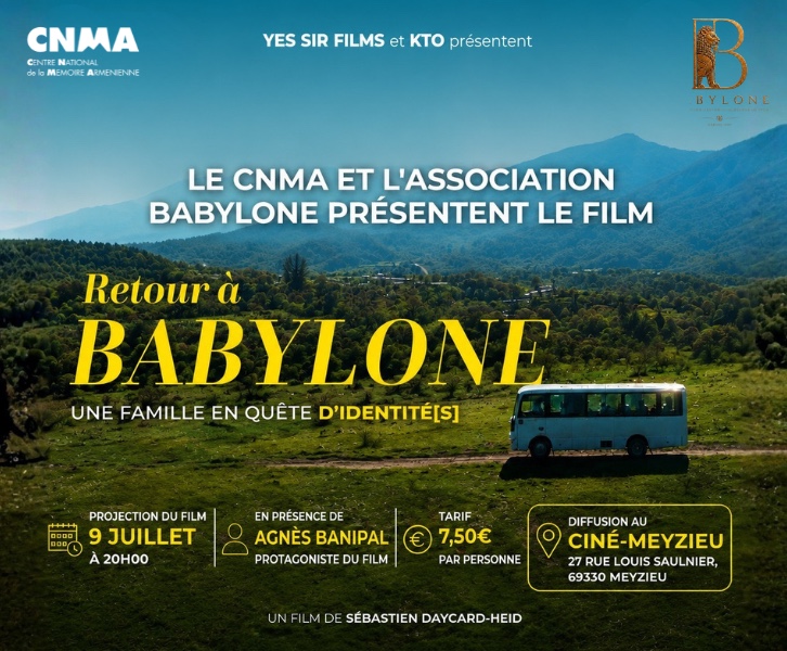 Projection au Ciné-Meyzieu - Le CNMA présente Retour à Babylone, en partenariat avec l'association Babylone