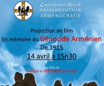 Projection de Film, En mémoire du Génocide Arménien
