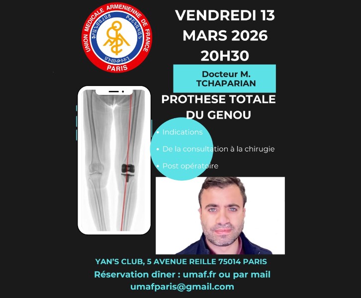 Prothèse totale de genou (Dr TCHAPARIAN)