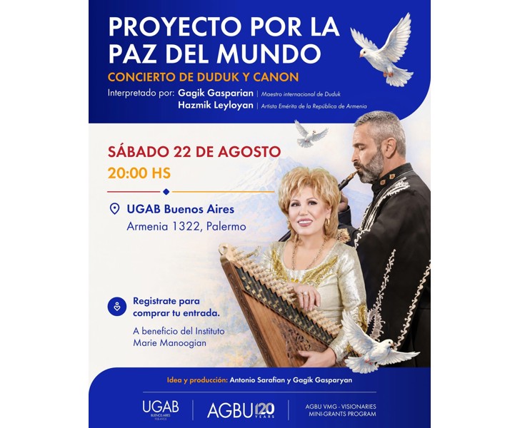 Proyecto por la Paz del Mundo - Concierto de Duduk y Canon