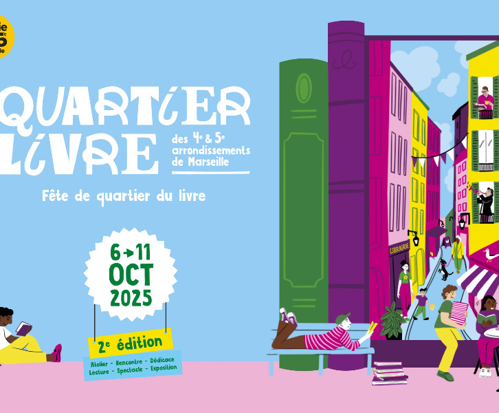 Jean-Luc Sahagian signe ses livres à l'occasion du festival Quartier Livre à Marseille