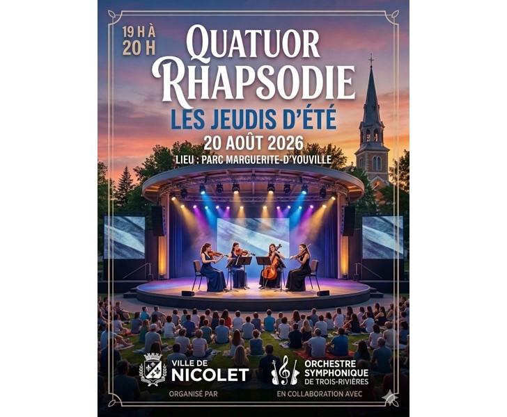 Quatuor Rhapsodie - Les Jeudis d'été