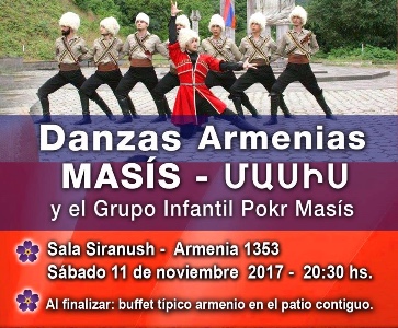 Recital Anual del Conjunto de Danzas Folklóricas Armenias Masís