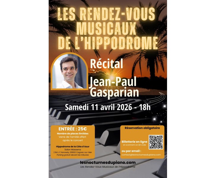 Récital Jean-Paul Gasparian