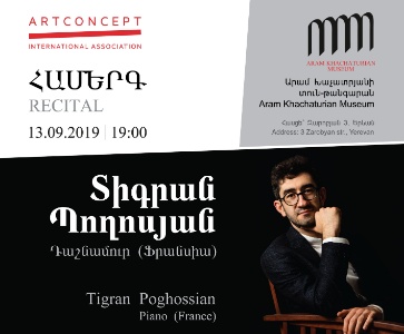 Recital: Tigran Poghossian, Piano (France)