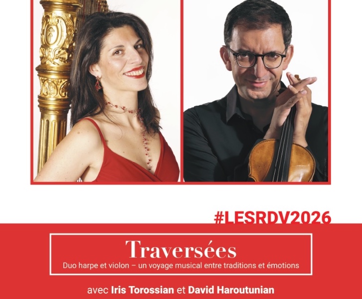 Récital violon et harpe du 4 au 8 juillet en Haute-Saône