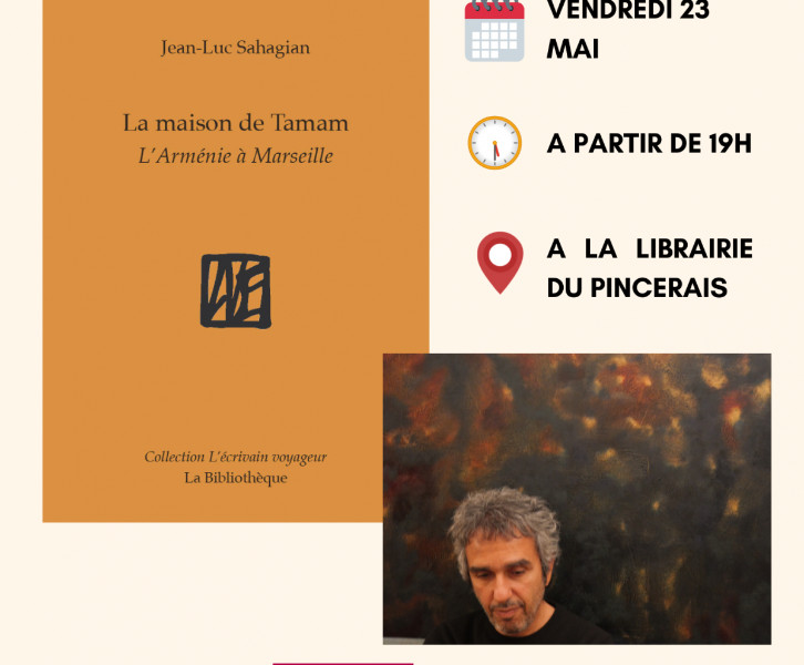 Rencontre avec Jean-Luc Sahagian à propos du livre "La maison de Tamam" (La Bibliothèque)