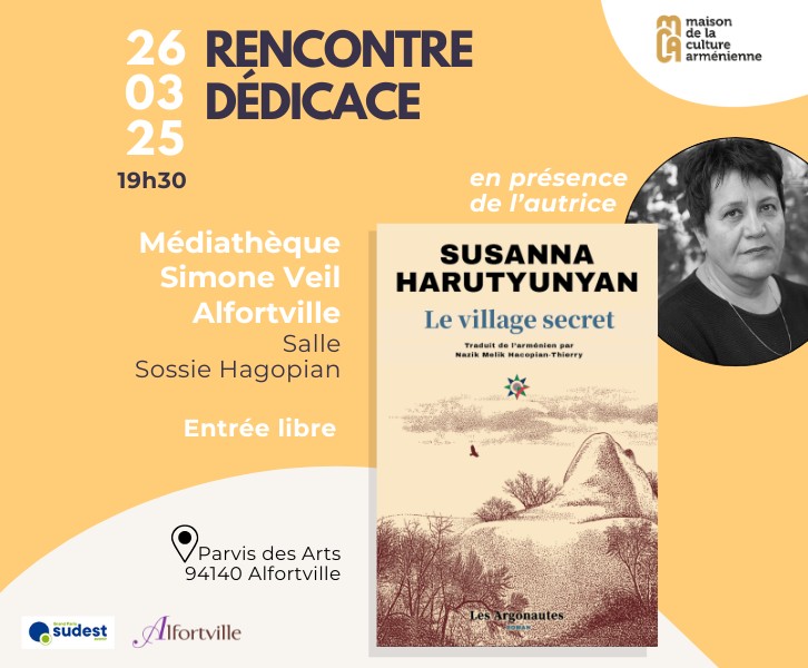 Rencontre Dédicace avec Susanna Harutyunyan - Voix incontournable de la littérature arménienne contemporaine