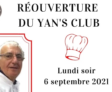 Réouverture du Yan's Club!