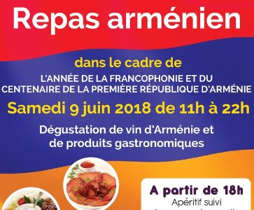 Repas arménien à Issy les Moulineaux