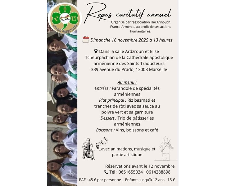 Repas caritatif annuel