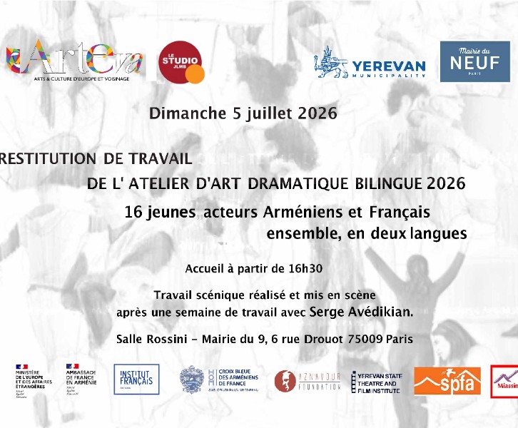 Restitution scénique du 5ème Atelier d'Art Dramatique Bilingue d’Arteva 