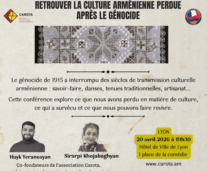 Lyon: Retrouver la culture Arménienne perdue après le Génocide