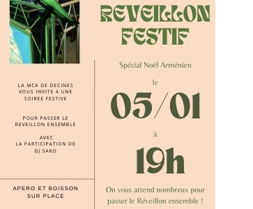 Réveillon Festif MCA Décines-Charpieu