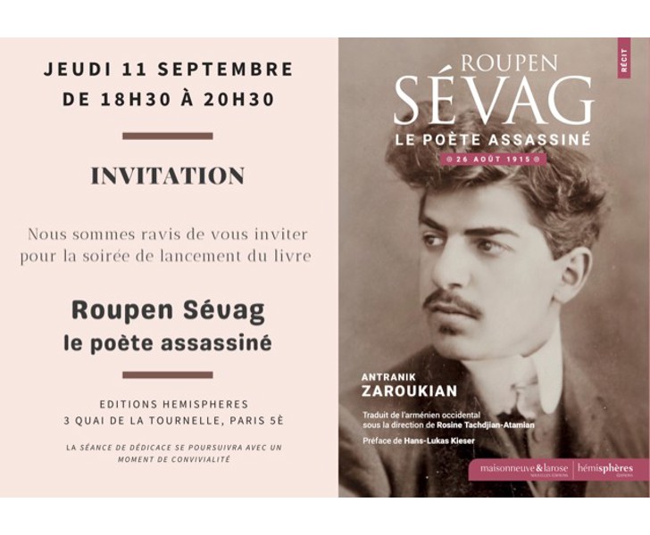 Roupen Sévag le poète assassiné