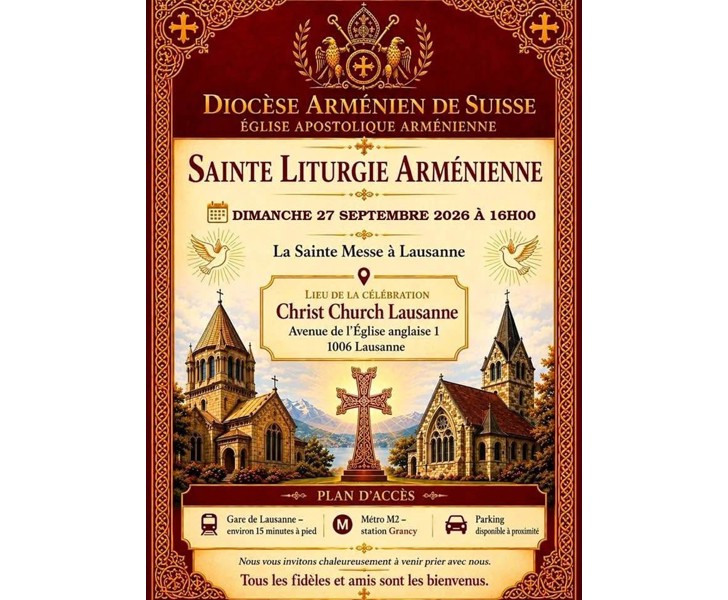 Sainte Liturgie Arménienne