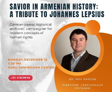 Savior in Armenian history: a tribute to Johannes Lepsius