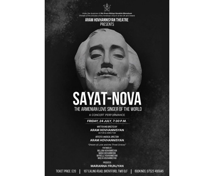 Sayat-Nova: The Armenian Love Singer of the World