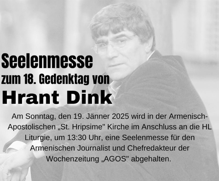 Seelenmesse Hrant Dink