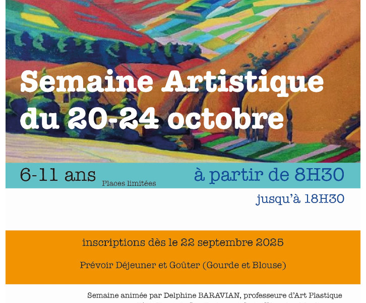 Semaine artistique pour enfants à la M.C.A. d’Issy-les-Moulineaux