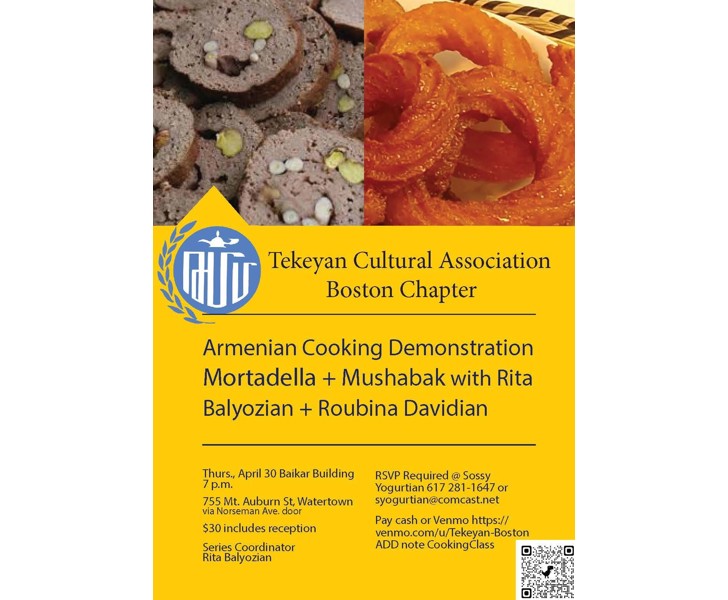 Armenian Cooking Demonstration: Mortadella + Mushabak