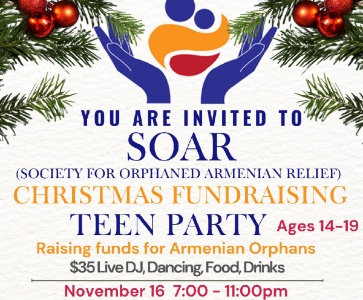 SOAR Christmas Fundraising Teen Party